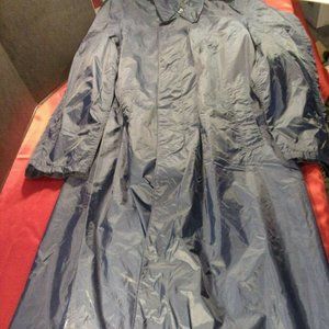 1973 VIETNAM ERA USAF sz40XL NYLON RAINCOAT MAN'S LIGHTWEIGHT TRENCH COAT LD 157
